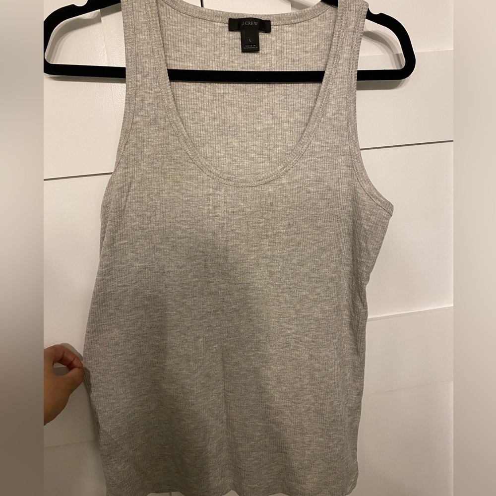 J crew ribbed tank - size large